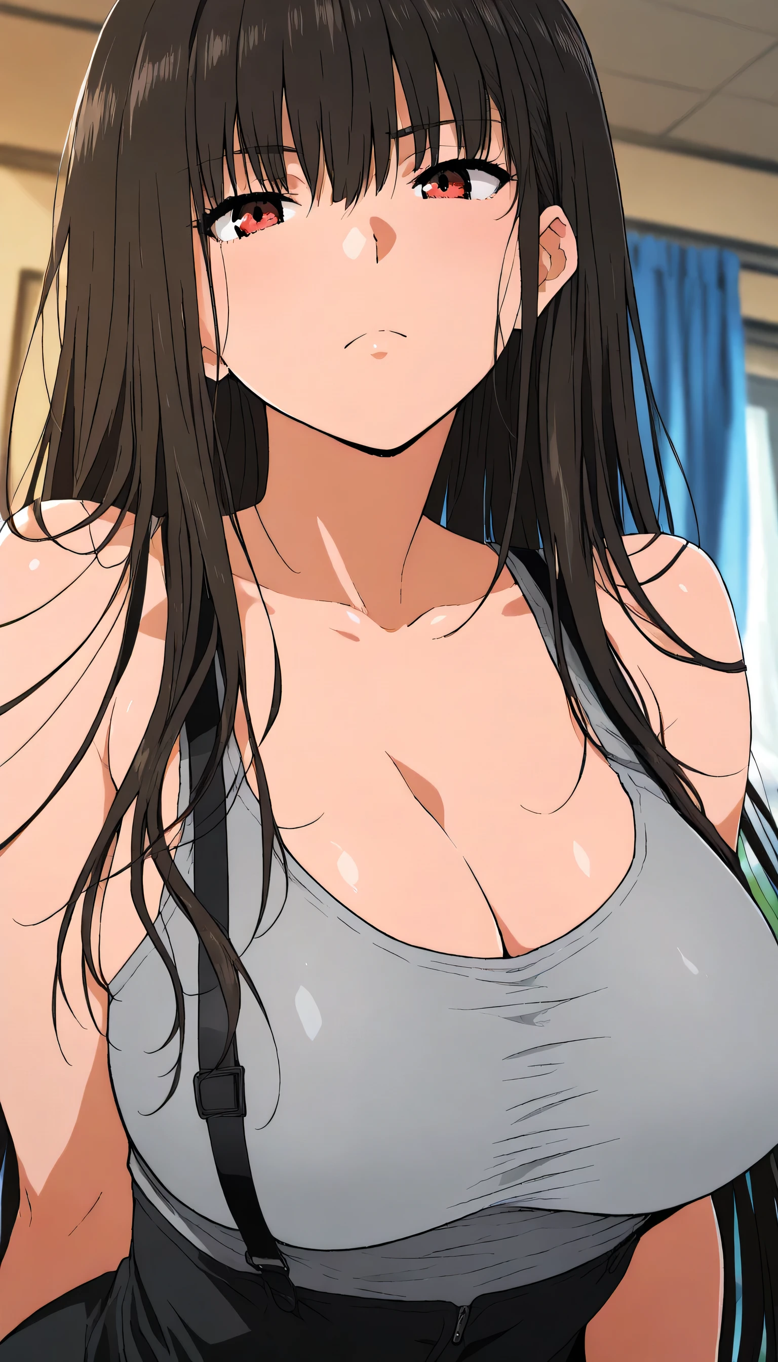 score_9, score_8_up , score_7_up , Old high quality,最高masterpiece,masterpiece, very beautiful,ahemaru,cute girl,hyperbust,tank top,