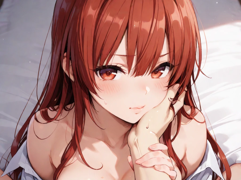 deepthroat, penis, fellatio.nude,bed,
