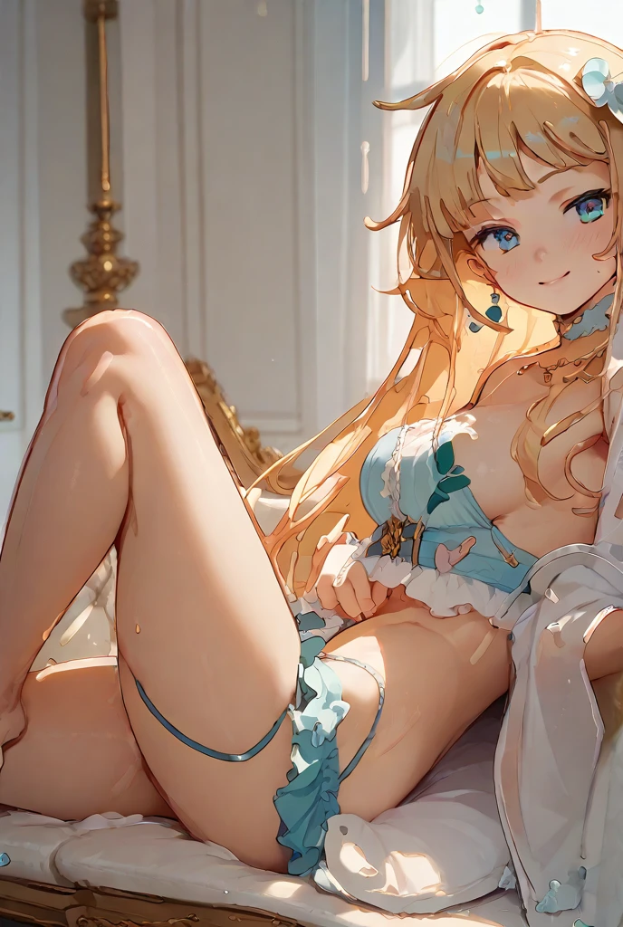 (cute little),(Blonde Wave),(shairband),(blue eyess),(12year old),(girl with),((ta)),((((fullnude))),(an legsを大きく広げて),(is standing),((s ass)),((anal)),(((オマンコ))),((small nipple)),(((I don't wear any underwear))),((Panties)),(peered down from below),(are small),((analが見える)),((オマンコ,anal,spread)),((both hands over,an legs,spread),(((SEX))),(((NFSW))),(Little child),(Top image quality)