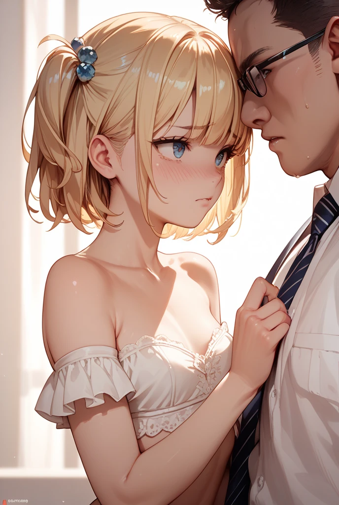 1 menino e 1 menina se beijando