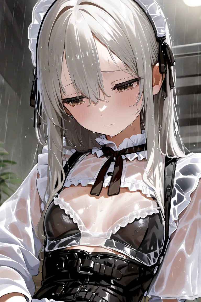 Slime, sweat, Wet clothes, Detailed faces, 8k image quality, A lot of milky semen sticks to the shirt, semen flows from the vulva and sticks to the groin, hentai tattoos,Clear hand and foot details,transparent clothing