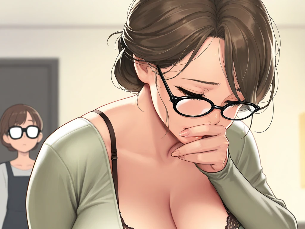master piece,best quality,amy,queen bee,
black hair,sunyoung,mature female,one woman,beautiful,Nsfw,
cheating,glasses,office dress,open mouth,saliva,horny,close up shot,