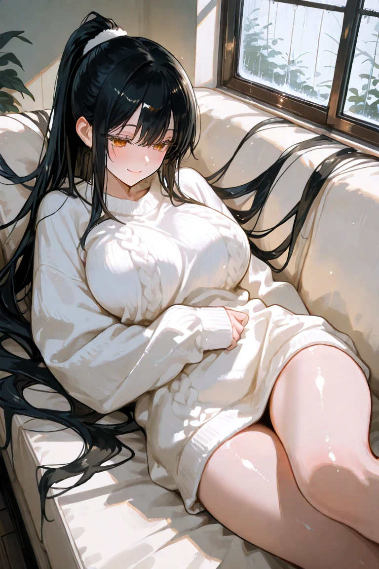 (Mega boobs:1.1), (((Safe and secure、CERO A、All ages、safety sensor、Absolutely safe、sfw:1.5, safety)))、

(JAV DVD Cover:1.8、JAV Cover:1.8, Large title text:1.8),

(masterpiece, highest quality, highest quality, Official Art、8k、32k、masterpiece、Hmph:1.2)、One Girl、Long Hair Girl、Beautiful Japanese Woman、Black-haired、Heavy bangs、Long sleeve shirt、Hair length、Fluffy white sweater、Accentuate your breasts、D Cup,choker、(((Big Breasts))), Red eyeliner、

Detailed Background、Background Blur、Cute Girls、Teenage Girl、solo、One girl、From head to toe、

((Oily skin:1,5)), Brighten your eyes with colored contact lenses、Long and lush eyelashes、Big cleavage、(Lip gloss), Absolute area、Long Hair Girl、Black-haired、Heavy bangs、

(((All of these pajamas are made from super soft fleece material:1.8, Pajama dress type、Thick white horizontal stripes))), Dressed like a mess、relax、

A room with a living feel、Messy bed、indoor、Dark Room、dim、A cozy apartment room、Messy room、Messy bed、(night:1.5), Cans of beer scattered around、can of beer、Holding a can of beer in one hand、drunk、drank girl、On the bed、Sit back and relax、
