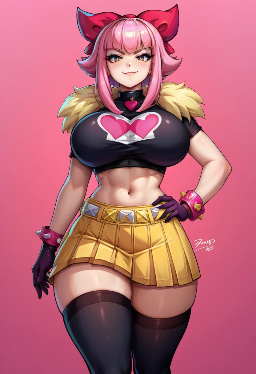a cute clown woman, she is a milf and maybe 50 years of age, she is wearing multicolored body suit, she has large breasts, there a vivid pastel colours, the woman is quite tall and her ass is showing,