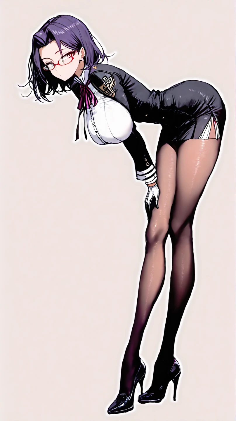 Female Combatant、Japanese girl、Close-up of a girl in a black leotard、Black glossy leotard、Black fishnet stockings、Black shiny boots、Saiyan Girl, wonderful, Nano Girl, Female body type, Inspired by Hiromu Arakawa, Anime Manga Robot!! Anime Girls, Fubuki, Full Body Suit, by Hiromu Arakawa、wonderful, silk, Beautiful and attractive anime teen, Anime Girls of the future, tears,Drooling,Pee,Sweat,Tongue out,incontinence,Peeing、Estrus、Eyes wide open,Estrus,Blushing,Nipples are erect,Face is hot、Lust、incontinence、Armpit Hair、pubic hair、Nipples are erect、My crotch is wet、Knife in the chest、Blood in chest、Doomsday Demon、Pleading for your life