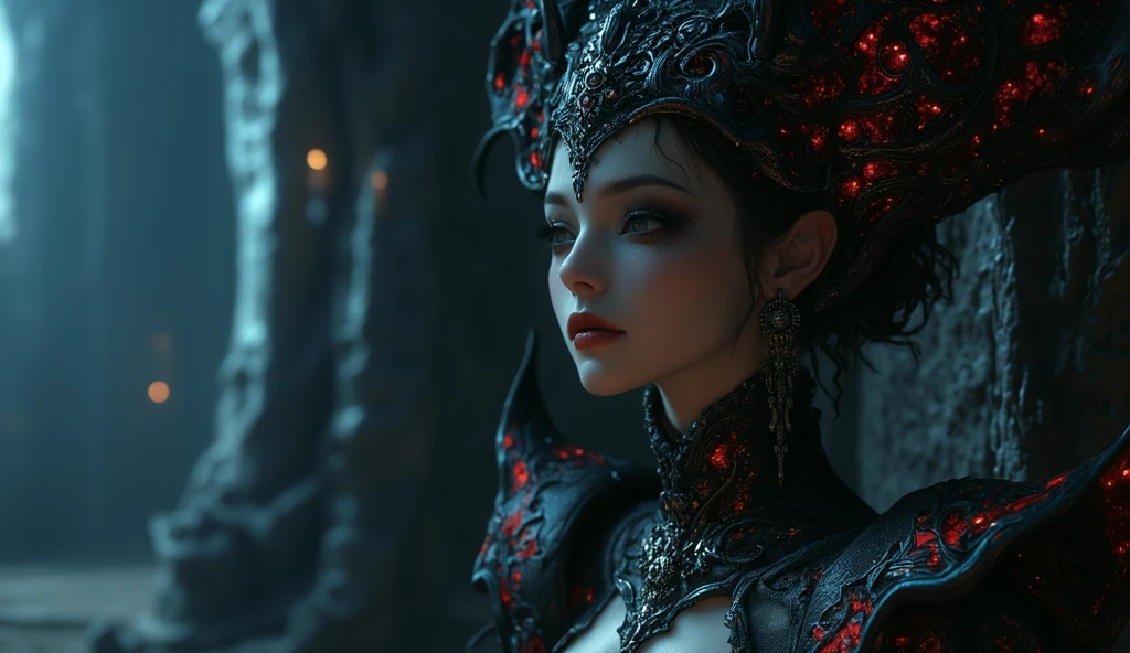 a close up of a woman with a crown on her head, Tomasz Alen Kopera and CGsociety。, cgsociety contest winner, cgsociety 8k, cgsociety 8k, cgsociety 8 k, awarded on cgsociety, cinematic goddess close shot, cgsociety 9, stunning cgsociety, cgsociety contest winner!!, cgsociety contest winner!!!