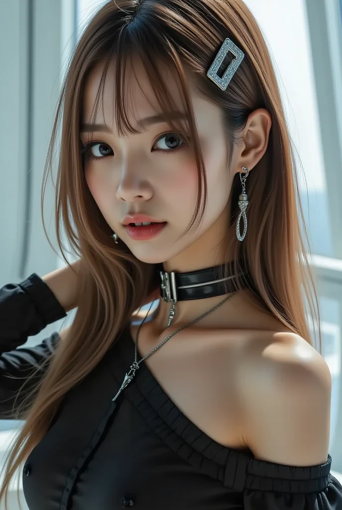 (Overhead world), Transcendent Cute Beautiful Girl, (((Baby Face))), ((Virtual Sex)), Outstanding Style, (Perfect Anatomy), Sexual pleasure through inner climax, ((A surprising first experience)), (((The latest sexual device:1.2))), (Pinch between both breasts:1.3), (Dildo blowjob:1.3)