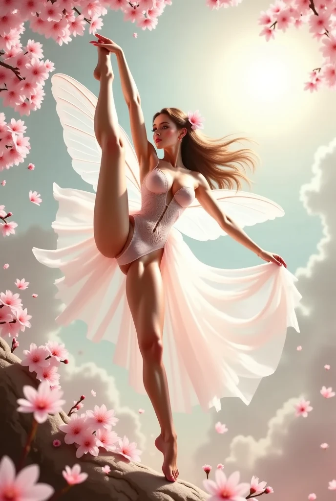Cherry blossom fairy dancing in the sky8 v1.0