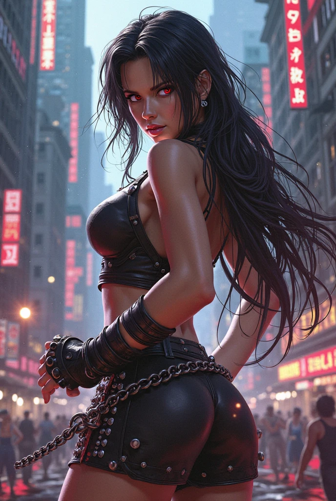 full body portraite of a beautiful woman, squatting with legs open, ((perfect female face)), (+long colorful wavy hair), (sheen freckles), sheen, wearing a dress, intricate, 8K, highy detailed, volumetric lighting, digitalpainting, concentrated, Spitz, focusing,character design concept art, (darkskin:1.3), evil, (regal), monarch,athletic body, ((tatuados)), (((breasts big))), (cleavage burst:1.3), (((big-ass))),strong legs, ((soggy)), Magnificent, chic, (dreds:0.9), high fantasy, portraite, perfect rendered face, perfect face details, grim, medium shot,lifelike face, photo realist, analog style, boyfriend, work of art, best qualityer, ((intricate detail)), high resolution, ((withdrew)), cinematic lighting, (((真实感))) by Richard Corben, por Miles Aldridge, por John Atkinson Grimshaw,  art by artgerm and rutkowski and alphonse mucha, CG Society
