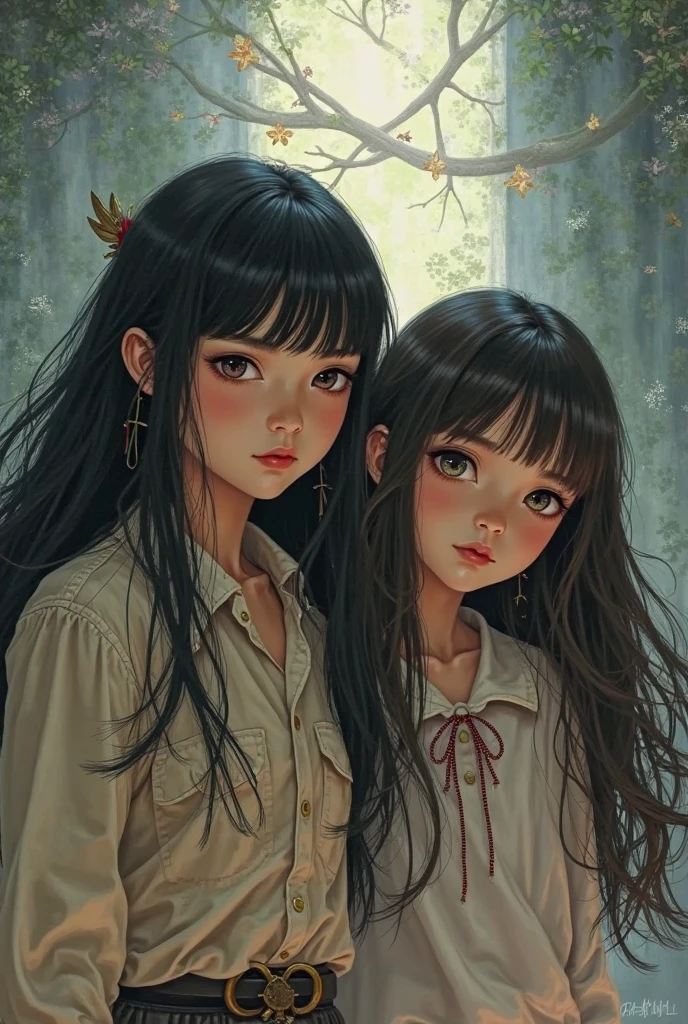 Forest Girl Tears Virgo