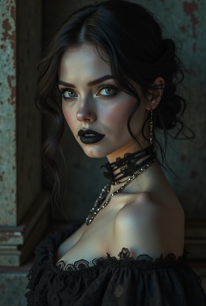 goth emma watson, beautiful, sexy, nude