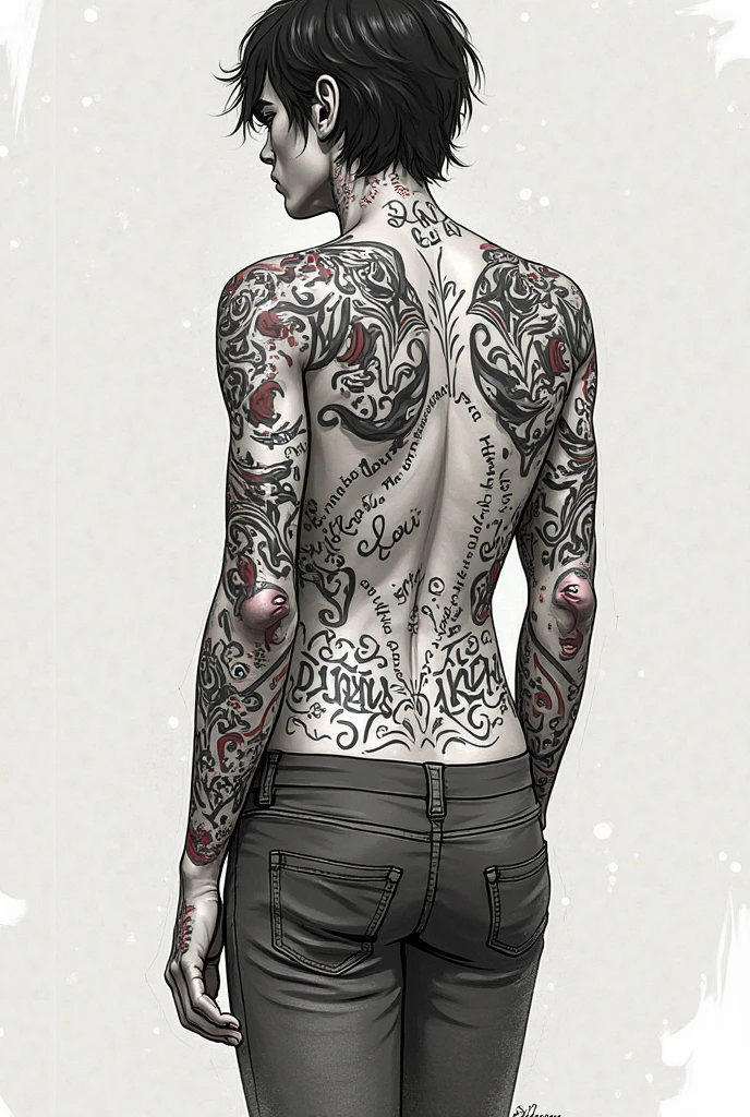 a muscular japanese man with short hair, angry expression, full-body yakuza tattoos, topless, wearing white underwear, holding a japanese long sword, in a traditional japanese art room background, full body photo