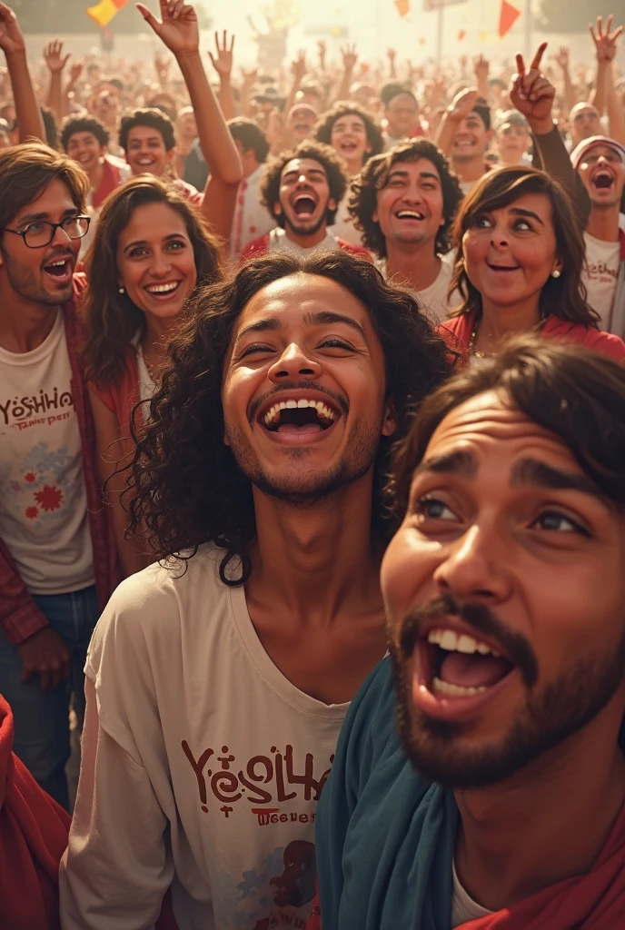 Create a thumbnail for YouTube video about funny video for audience to laugh out loud . Use attractive colour combo and suitable photo for the video