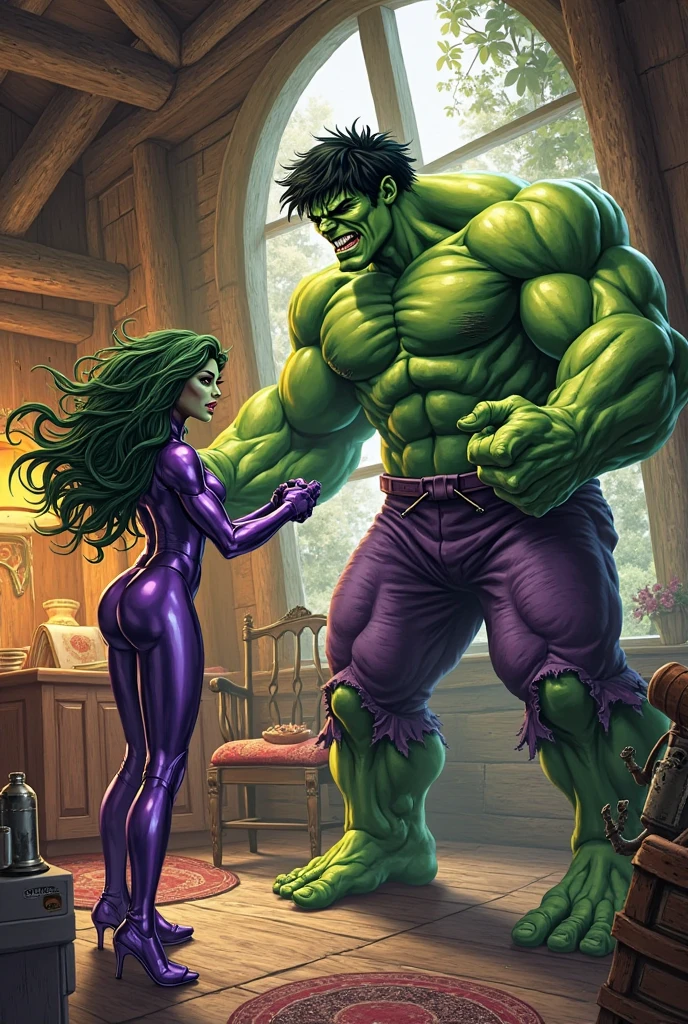 (((Poison Ivy))), (((Superman completely nude))), High quality, best quality, masterpiece, (((1boy, 1girl))), (((hetero:1.5))), mature woman, curves, (((long wavy redhead hair))), green eyes. cleavage. (((woman completely nude))), nsfw, (((couple focus))), (((lots of cum, ejaculating huge load))), (((ahegao, screaming orgasm face))), (((rape, rough sex, groping, breast grab, bent over and fucked from behind with huge footlong cock, extremely large muscular man, huge thick penis, stomach_bulge, cum in pussy, cum overflowing from pussy, large breasts)))