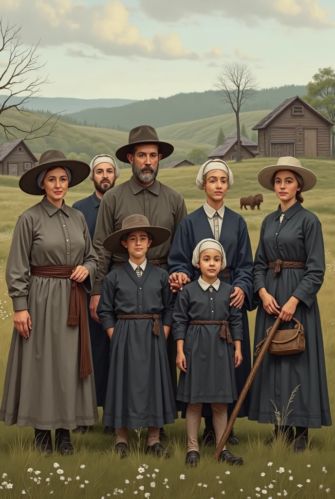 Women and children of the boers in a concentration camp during the Anglo-boer war, realistic, 8k,