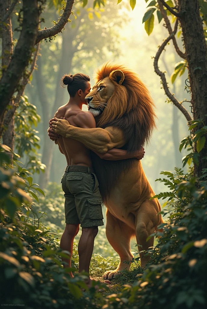 I am from jungle and my side is a lion