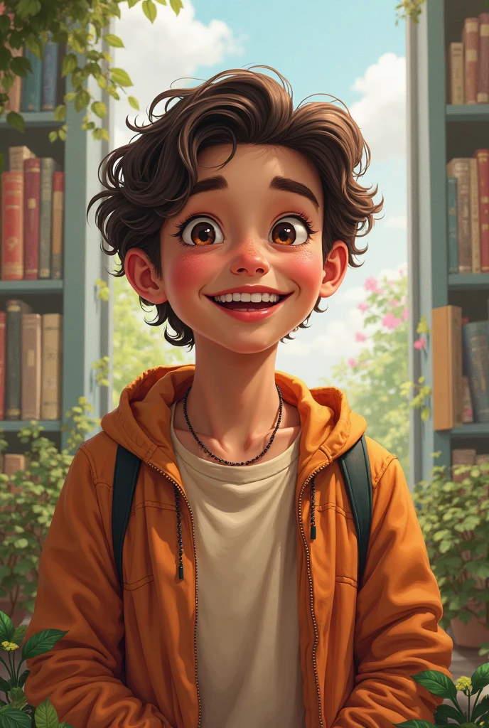 Make a 20 year old student image 