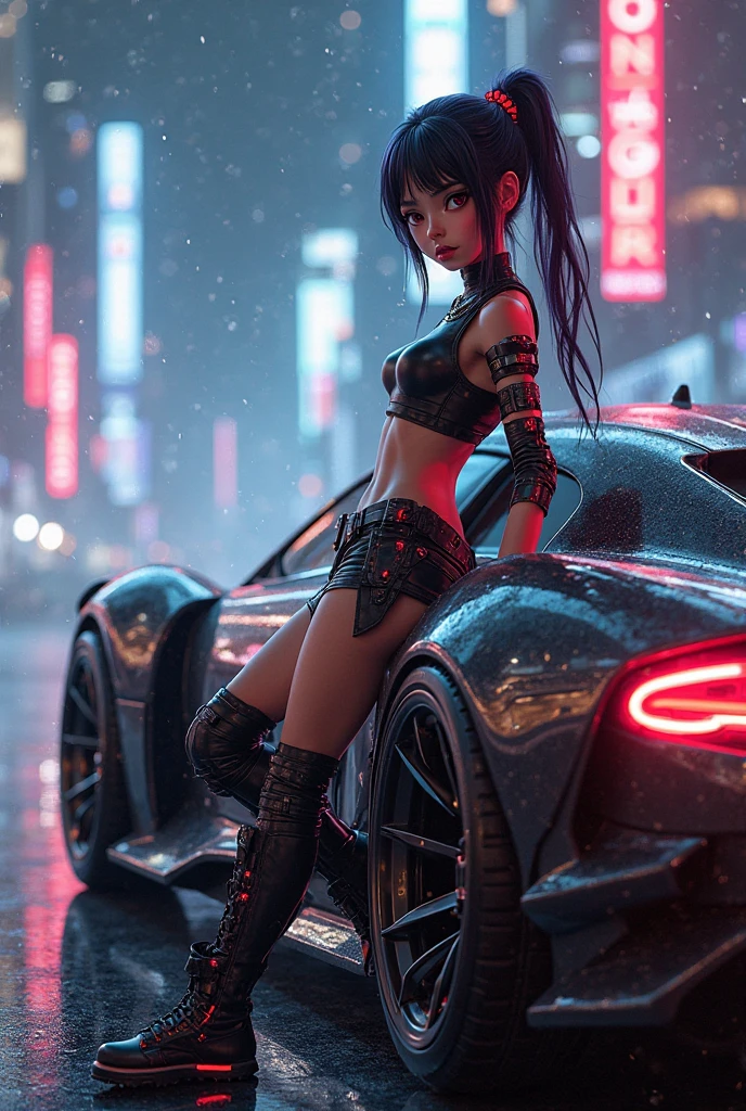 (Real Engine:1.4,Ultra-high resolution,La highest quality:1.4, Realistic:1.4, Skin Texture:1.4, masterpiece:1.8,masterpiece, highest quality), One girl, Ives Girl, Mecha, Beautiful lighting, (Neon Light: 1.2), (evening: 1.5), "masterpiece, highest quality, 1 Girl, Full body portrait, Sensual pose, ojos greenes, Multicolored Hair+payment:1.3+Rosado:1.3+green:1.3, Sculpted legs and seductive curves, ,Medium milk beautiful milk, Beautiful Face, lots of water droplets, cloud, evening, Open Floor Plan, watercolor, Neon Light:1.2, evening:1.5, Mecha, Beautiful lighting, Bright Neon Light: 1.2, An unforgettable and mysterious night: 1.5",,Beautiful and slender hands、(Big eyes、Well-formed face)smile