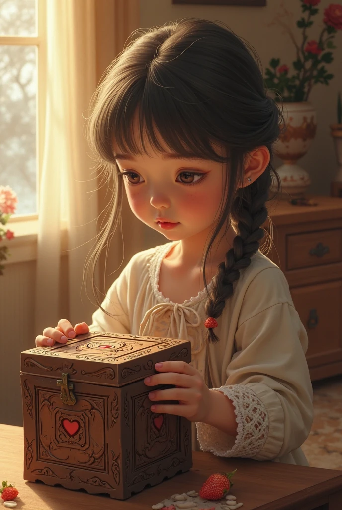 A very curious and creative princess. She loves playing with building blocks, a storybook illustration, arte renderizada, storybook illustration, arte conceitual disney