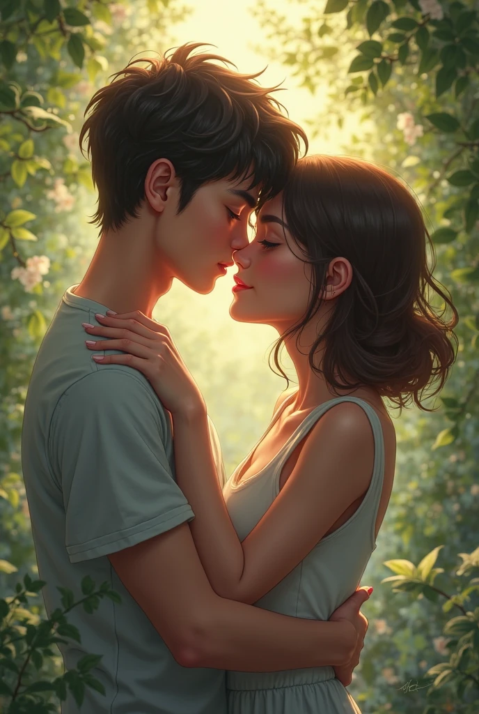 Post for Urdu poetry having girl and boy in different posts