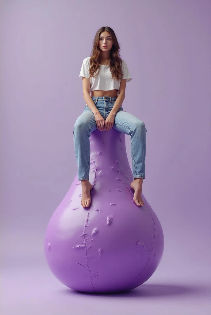 (Top Quality, Masterpiece, Ultra High Definition, Photorealistic), Raw Photo, 1girl, pretty, Japanese, (T-shirt), big breasts, bangs, (SB, stomach bulge, belly bulge, deep penetration, vaginal), (big dildo:1.3), standing, park, smile,