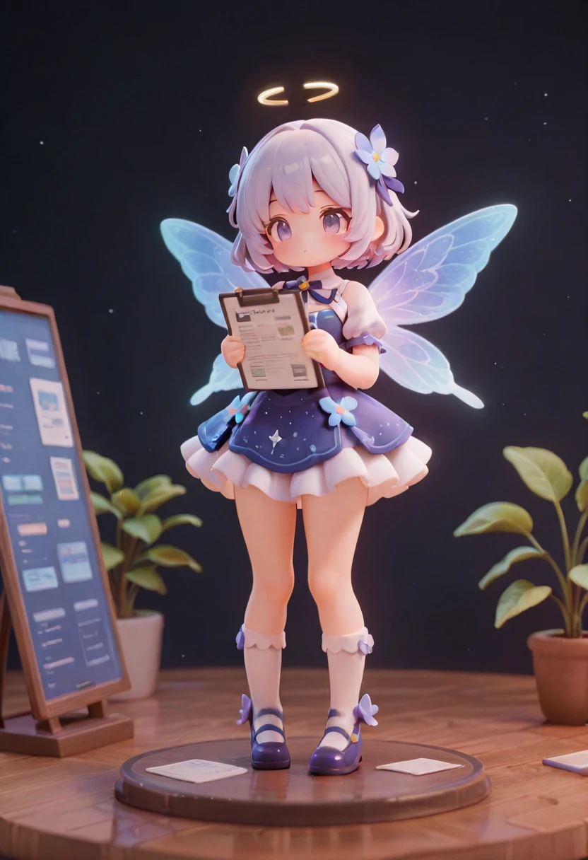 masterpiece, top quality , with a perfect face, highest resolution, 8k, amazing quality, detailed eyes, Clear eyes, 1girl, solo, repochi, figure風, figure, Showcase,
