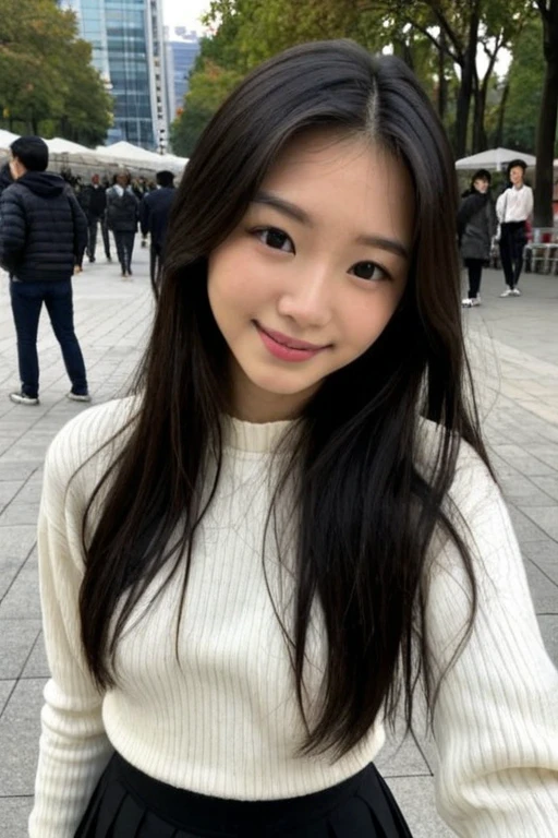 <lora:koreanDollLikeness_v15:0.5>, ultra real detailed, RAW photo,best quality, (realistic:1.2), 1 korean college girl who looks like iu, 16k UHD, hand finger length ultra detail, dslr, background super high resolution quality, finger ultra quality, hair wave, 5 fingers, a-cup full body picture, fujifilm XT3, full body shot, professional color graded, physically based rendering, highres, front, f 2.4, 35mm