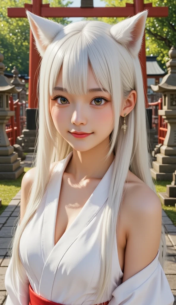 (8K, 4K, Best quality, A high resolution:1.2), (marsterpiece, Realistic, photograph realistic:1.37), 1girll, Solo, Beautiful face, eyeslashes, nase, Glossy lips, (Detailed eyes, view the viewer, Fair skin, White skin:1.5), fine complexion, Upper body,Straight breasts, Busty, , (:1.5),
Outdoor onsen,
two sides up, , Silver hair, bangs, hair adornments, Younger,