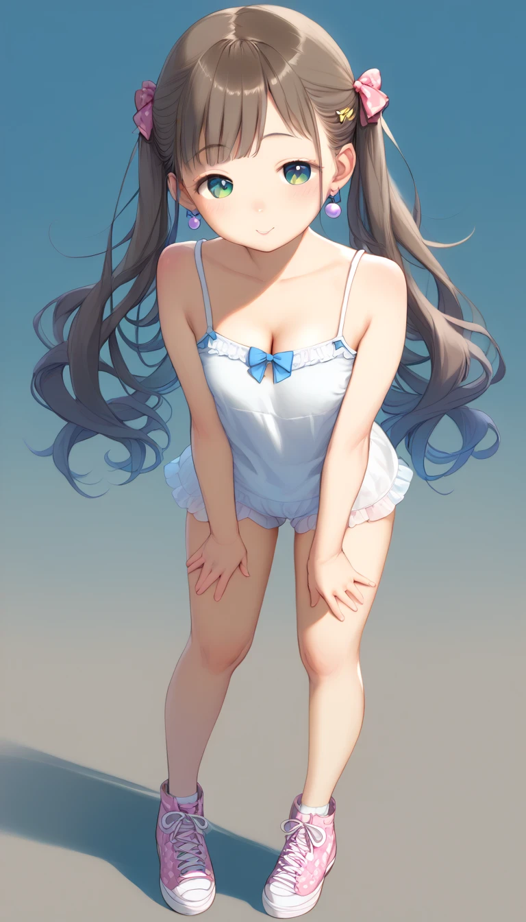 (masterpiece、Highest quality、Highest quality、Official Art、Beautiful and beautiful:1.2)、(One girl:1.3)Hatsune Miku、Twin tails,Beautiful breasts, Katsushika Hokusai,Tabletop, (2 girls and 2 girls), longing, Cleavage close-up, Big eyes, Kawaii Tech, cute, cute, pastel colour, Highest quality, Cheerfulness, Deep Background, Symmetric, Tilt your head、、、、、One Girl, Light Smile, Glowing Skin, Highest quality, Tabletop, (Game CG:1.4), Browsing Caution, Beautiful face and eyes in every detail,Big Tits、Small lingerie, Big ample breasts、 (See-through panties:1.2),、、, Anime girl crouching, Beautiful anime girl crouching, Bend your body, Highly detailed giant shot, , Shot from below, looked back、