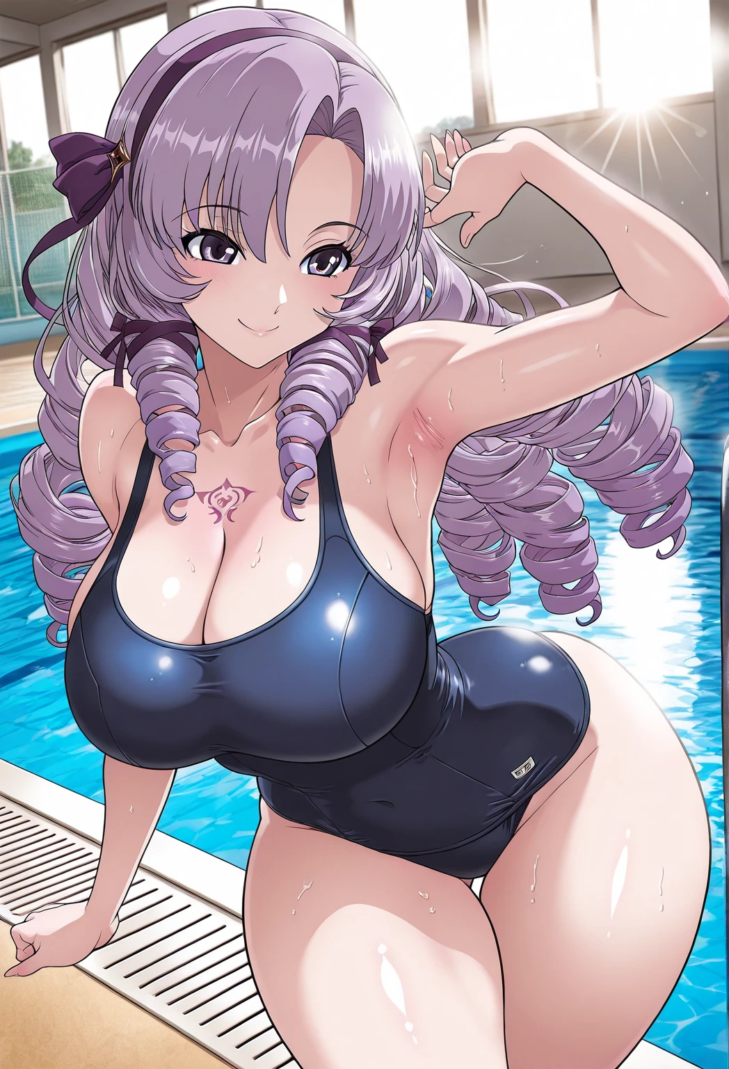 (((Stretch your legs and show your butt))、(((Accentuate your breasts)))、Highest quality, 8k, masterpiece :1.3)), whole body, Sharp focus :1人of少女,光沢ofある肌,Sexy pose,Highest quality,Tabletop,shape,Very delicate and beautiful,Hmph,8k壁紙,wonderful,In detail,Official Art,Very detailedなティッカーUnity 8k壁紙,Incredibly ridiculous,Large file size,Very detailedな,High resolution,Very detailed,美しい詳細な女of子,Realistic,X-ray,The queue is full(of,(((Sexy String Bikini)))、(((Big Breasts)))、(((sports gym)))、胸of谷間 , (Sweat)、((紫色of髪))、Beautiful belly button、Micro Bikini、Sexy pose、Zion、Hairstyle: Ponytail、There is a black horn on the forehead