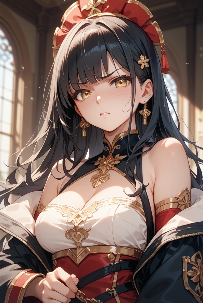 Beautiful young female , fantasy dress