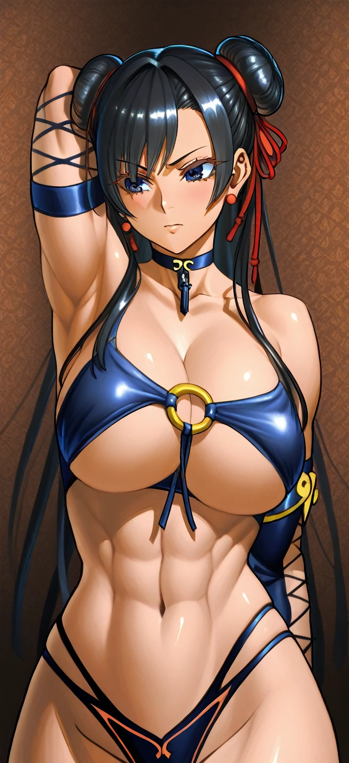 Ramちゃんのデザイン、Ram、profile、Upper Body、bikini、Slender body、Masterpiece、Simple Background、Highest quality