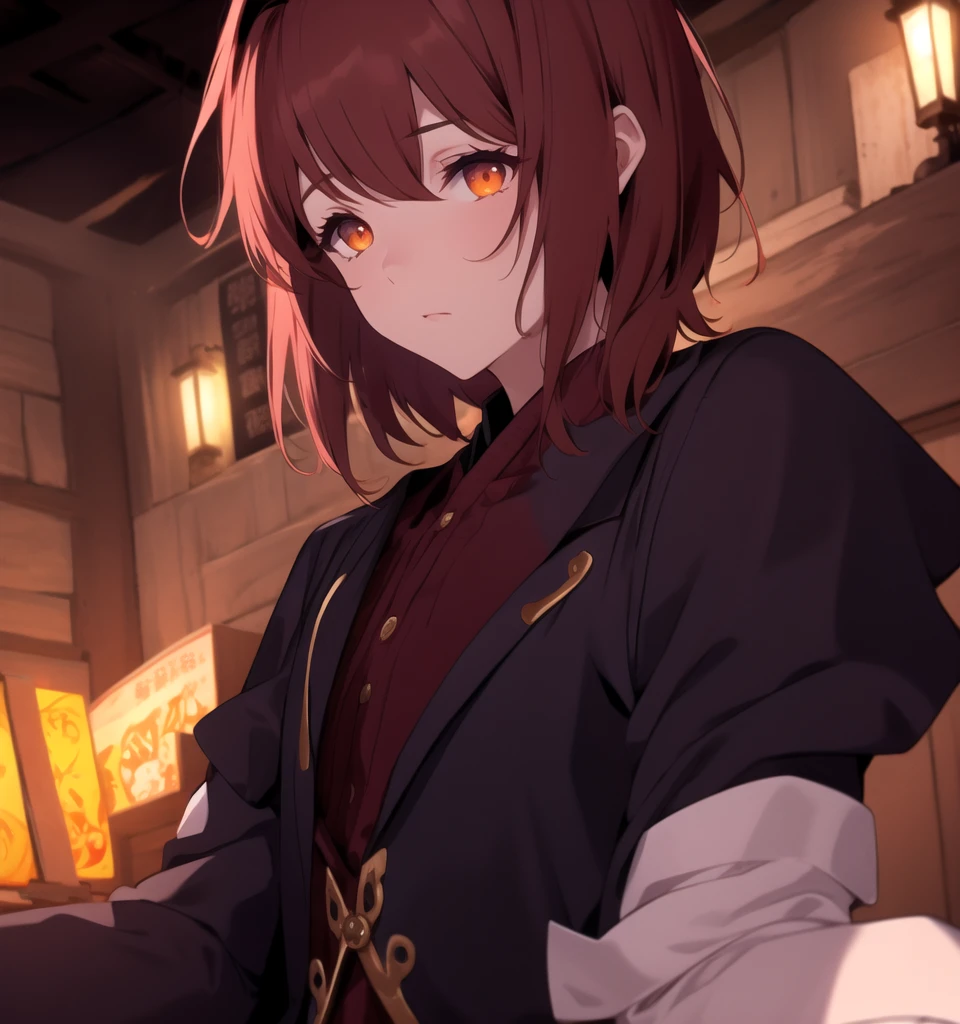 score_9, score_8_up, score_7_up, 1girl, finger counting, :D, red hair, hair between eyes, brown eyes, breasts, light grey poncho, night, outdoors, vanishing point <lora:noco_(adamas)_PonyXL_style_v02:1>