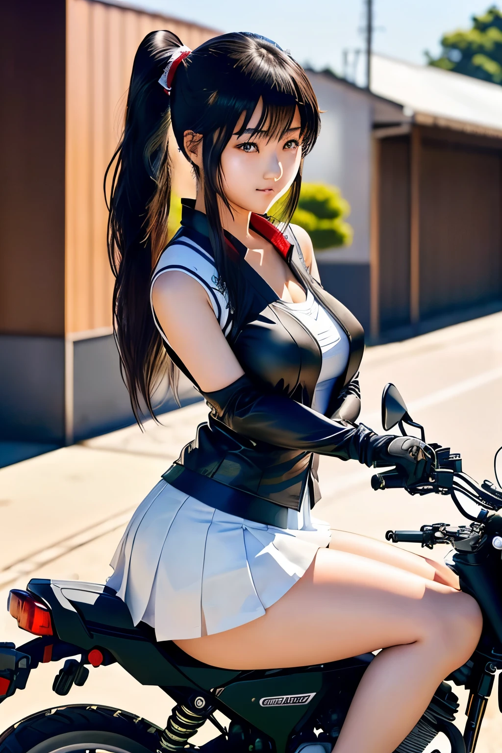 (((crouching down)))、(((Diagonal)))、(((Black Bunny Girl Hair Band)))、(((twin-tail hair)))、(((Hair that flutters in the wind)))、Photorealsitic、超A high resolution、Convoluted、ultra-detailliert、(dent in the skin)、Cute、Feminine、Detailed body、Medium chest、(A detailed face: 1.1)、(Outline of the iris)、(Hydrocore Lens)、(perfect eyes)、8K、16k、realisitic、Beautiful fece、(masterpiece: 1.2)、(top-quality:1.2)、wide-hips、slenderbody、Black theme、Optimal ratio of 4 fingers to 1 thumb、actionpose、((Enamel Knee High Boots))、((Enamel Long Gloves)) 、(((maikurobikini)))、(((Bunny girl collar and black bow tie)))、(((Accurately depict limbs))))、NSFW、(((Large sunflower field at sunset)))、(((Contre-Jour)))