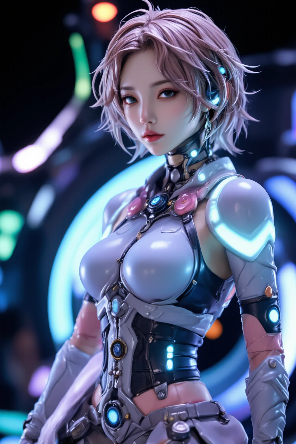 Intricate 3d rendering of highly detailed beautiful ceramic silhouette female robot face, robot, robot part, 150 mm, beautiful studio soft light, rim light, vibrant details, luxurious cyberpunk, lace, surreal, anatomy, facial muscles, cables wires, microchip, elegant, beautiful background, octane rendering, HR Giger style, 8k, best quality, masterpiece, illustration, very delicate and beautiful, very detailed, CG, unity, wallpaper , (fidelity, fidelity: 1.37), amazing, fine detail, masterpiece, best quality, official art, very detailed cg unity 8k wallpaper, absurd, unbelievably absurd, robot, silver helmet, full body, sitting write
