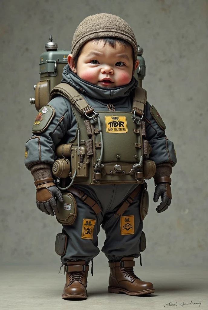 A millionaire baby who plays call of duty
