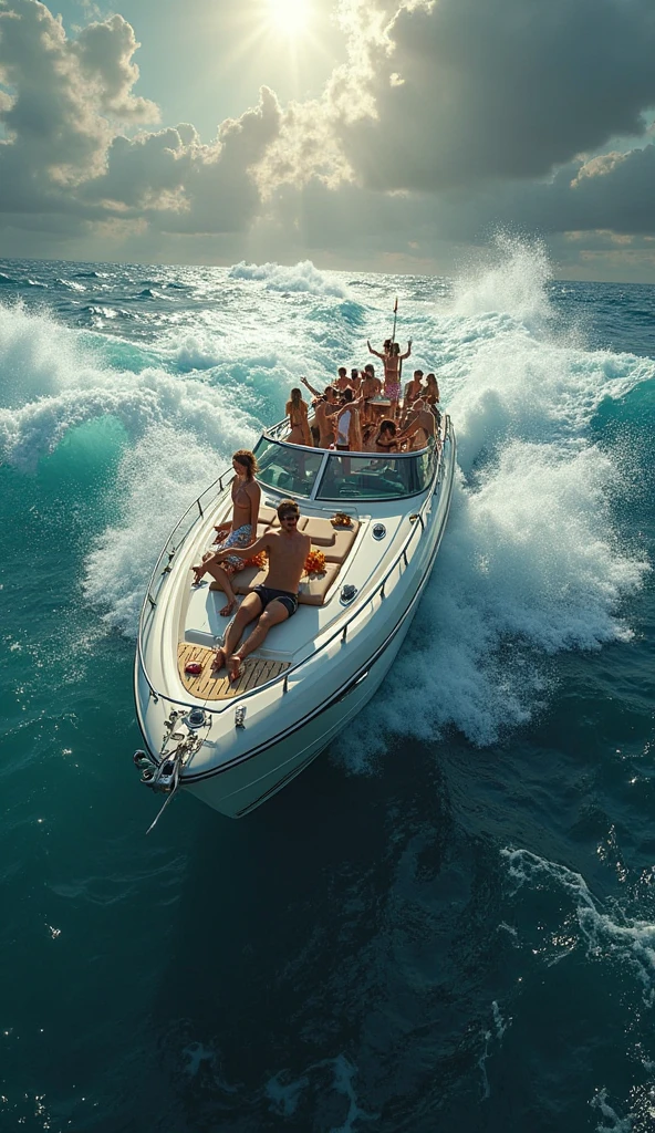 ((Highest quality))、((masterpiece))、(detailed)、((Photo Quality))、Middle-aged women、40-year-old woman、Perfect Face、Party at sea、On boardパーティー、Nude Party、Open sea、blue sea、maritime、沖縄の綺麗なblue sea、Miyako Blue、A large group of men and women、Perfect male genitals、((Behind her are dozens of naked men and women.))、On the boat、Drinking a cocktail、Drinking beer、Drinking wine、People are toasting with glasses or mugs、There are a lot of people around、Highest quality、Ultra-high resolution、(Real:1.4)、((Full nudity))、Beautiful Eyes、Black Hair、Brown Hair、Black Hairショートヘア、Brown Hairのロングヘア、Brown eyes、Beautiful breasts、Small breasts、Small breasts、Small breasts、Small breasts、Fair skin、Realな肌の質感、Shaved pubic area、Browsing Caution、8K quality、8K Ultra、10x more pixels、非常にdetailedでかわいい顔、detailedな唇、Narrow eyes、double eyelid、Natural Makeup、(Beautiful eyes)、(very beautiful adult woman)、Perfect balance、Small tangled naked short hair、Beautiful nipples、((A serious face))、naked group、All Nude、cruising、Large cruiser、((On board))、Ship deck、((Beautiful fingers))、((Beautiful fingers))、((とてもRealでSmall breasts))、((Realな肌タイプ))、((Open legs))、The cracks are visible、Perfect penis、Perfect female genitalia、Show me your pussy
