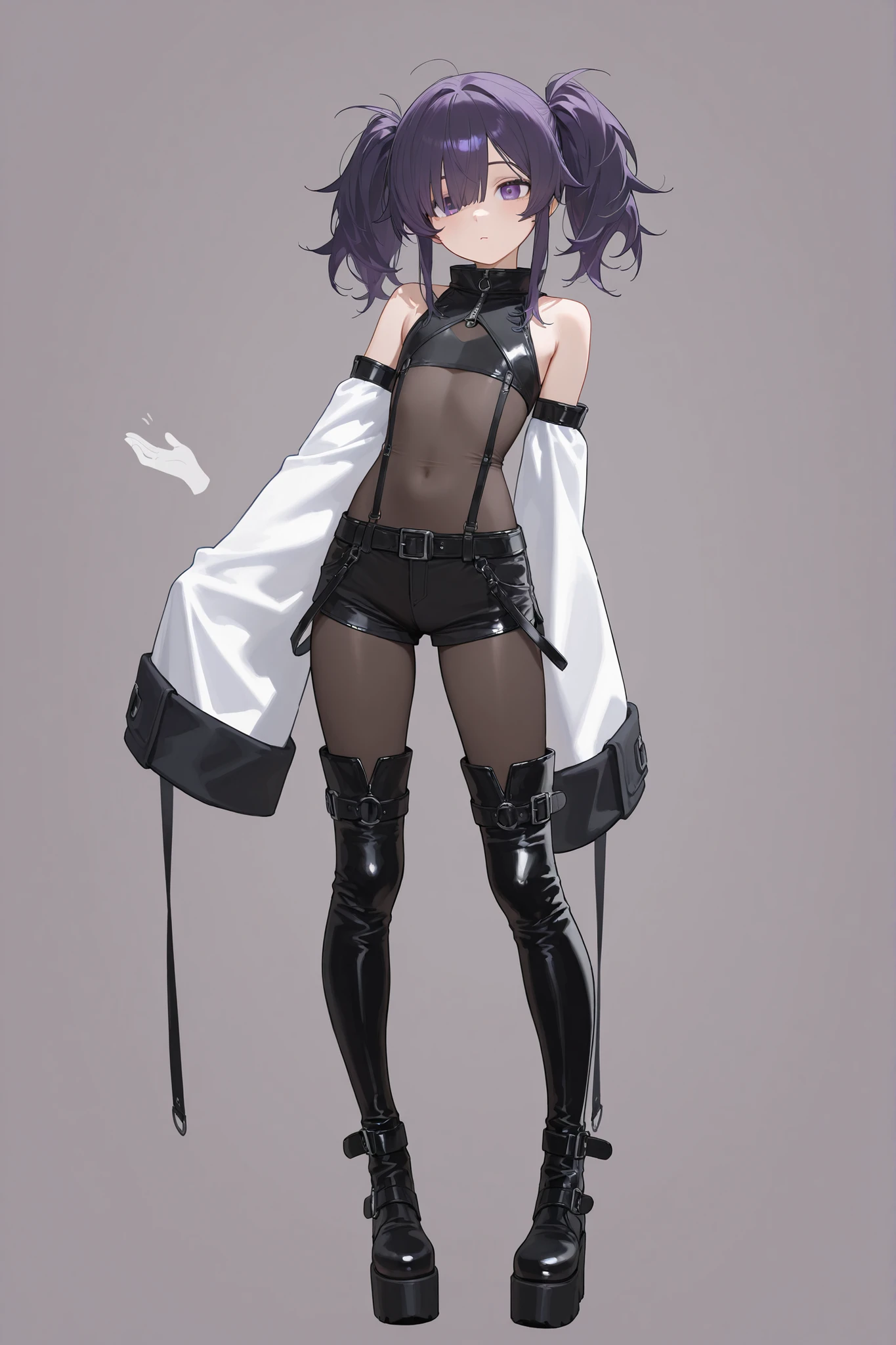 1girl,(panties:1.2),office lady,see-through,office,(seethroughol:1.2),<lora:SeeThroughOLv7:0.9>,silver hair,short hair,red eyes,