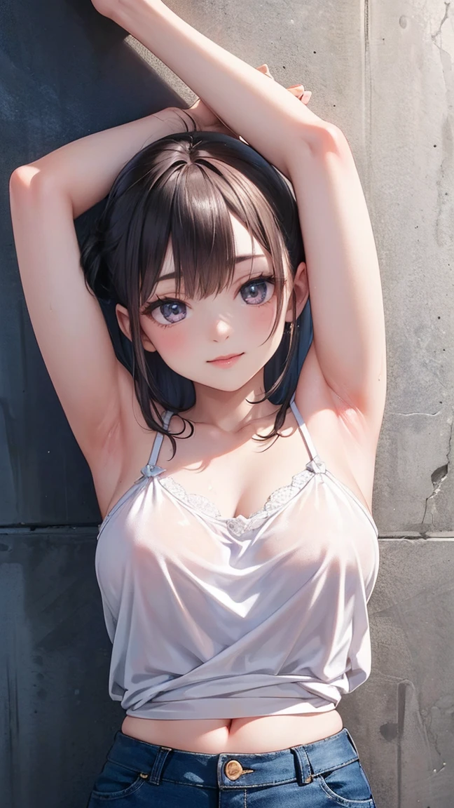(Ultra High Resolution, Photorealistic, Realistic, Best Quality, Photorealistic),
((High Definition Skin)))),(Real person,Photo),
((Mix 4)),
(8K, raw photo, top quality, masterpiece), (1 Japan girl), photon mapping, radiosity, physically based rendering, automatic white balance, ((face close-up, unforgettable smile, moist lips, short hair))), mastoid, watery eyes,
(blush | cute and playful / adorable | skinny | beautiful girl | 16 years old | childish looks | under 16 years old), (big,))),(Viewer),((irises and pupils are rounded,pupils reflect their surroundings,eyes are not the same size))), ((thin)))),underwear, lingerie, healthy, ponytail