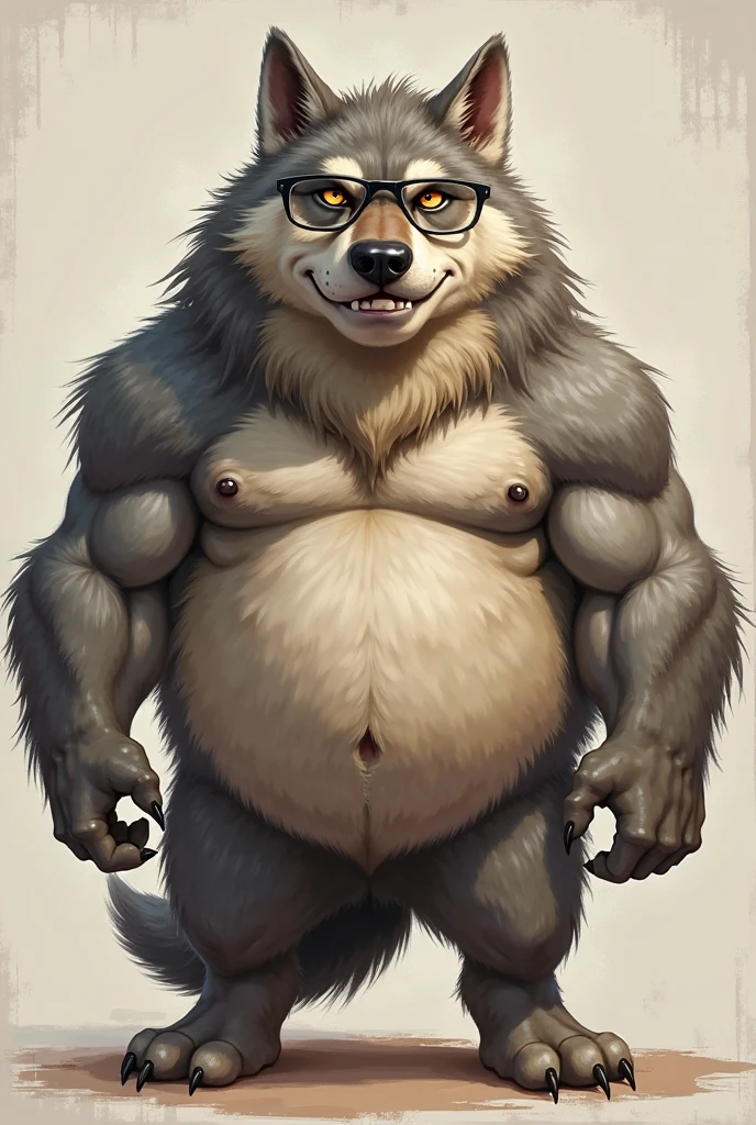 a huge muscular old bear with glasses, brown furry hairy pectoral, huge wide pectoral, short white hair, short black pants and shirtless, topless, bearded with mustache, simple background, (best quality,4k,8k,highres,masterpiece:1.2),ultra-detailed,(realistic,photorealistic,photo-realistic:1.37),solo,1boy
