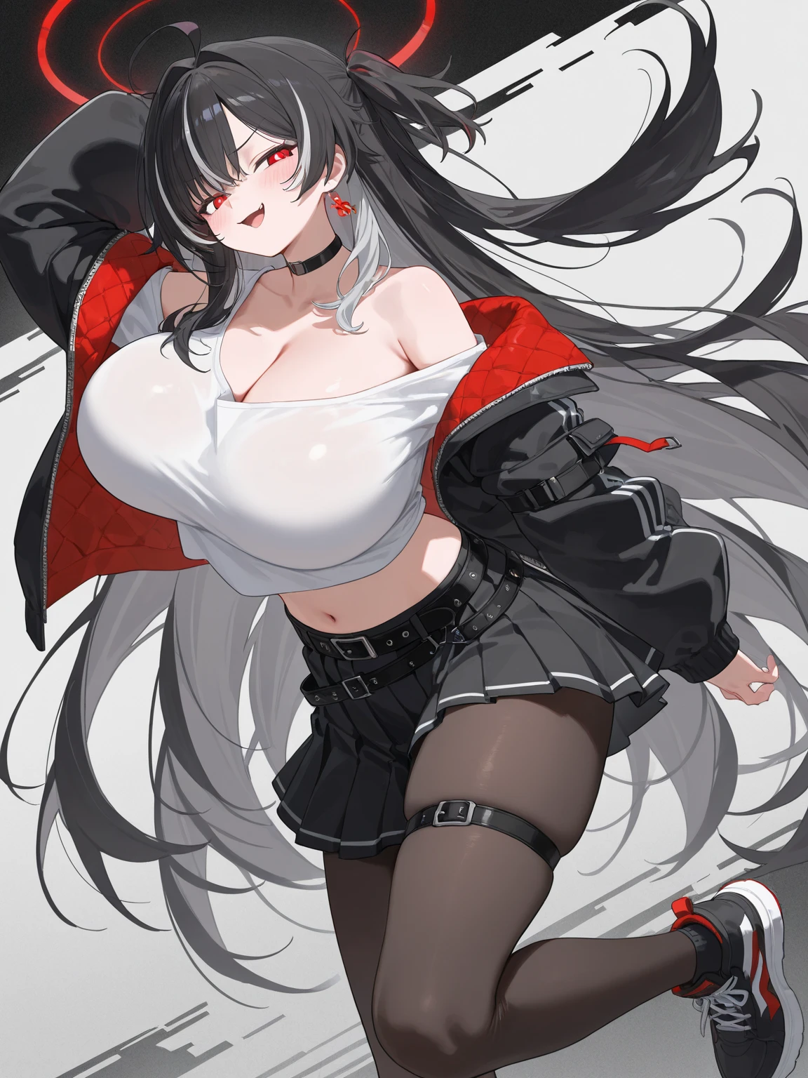 masterpiece,1 girl,solo,risekujikawa,smile,yellow side-tie bikini,black thigh highs,(huge breasts:1.4),beach,trading card, tcg, card game, jcc, best quality, 4k wallpaper, masterpiece,  detailed cg unity 8k wallpaper, extremely detailed eyes, ultra-detailed, intricate details, 1girl, solo, red eyes, silver hair, long hair, streetwear outfit, shoes, jewelry, ear piercing, looking at viewer, road sign, street park, street, urban, , (game cover art:1.5), (masterpiece:1.2), (best quality:1.2), highest quality, absurdres, 8k wallpaper, hdr, elaborate features, beautiful intricate eyes, ray tracing, perfect face, octane render, tits,, sexy lips,
(gigantic and massive tits:1.1), breasts, official illustration,nsfw