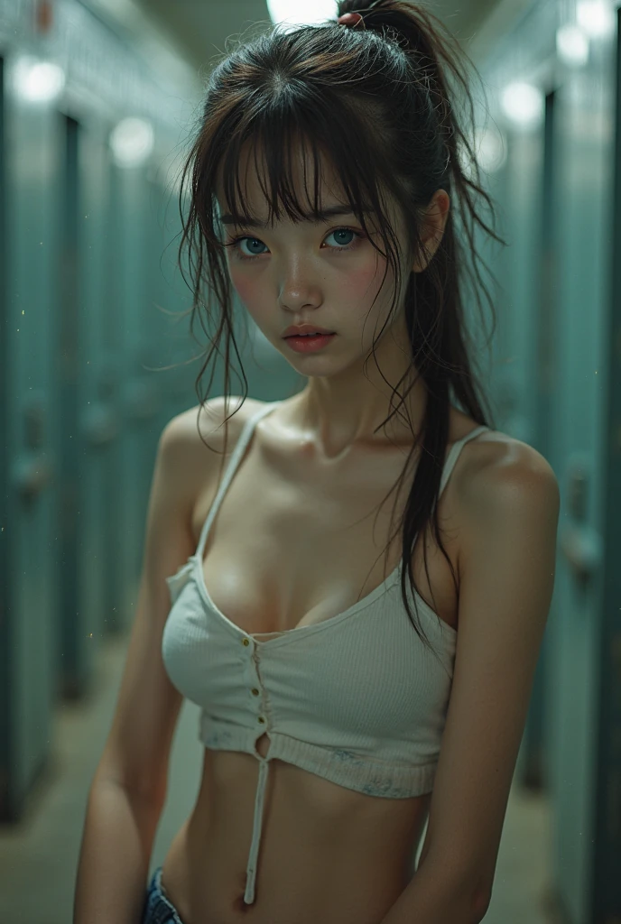 Big breasts、woman、Japan constriction、bikini
