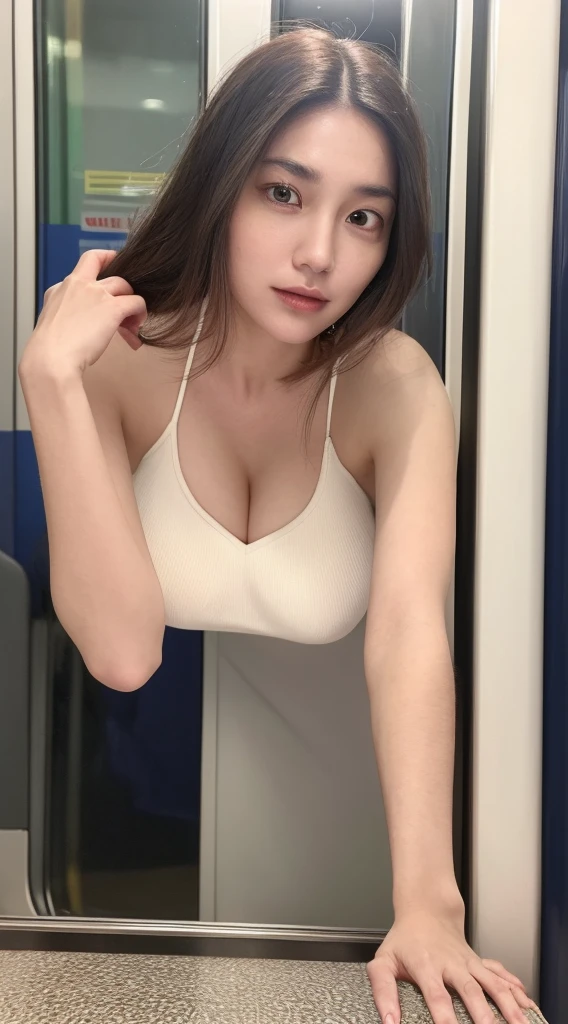 Japanese woman being vivisected, 20-year-old, operating table, The most beautiful woman, The horrific treatment room, Highest quality, masterpiece, Ultra-high resolution, (Realistic:1.4), RAW Photos, (Real skin texture:1.3), (Film Grain:1.3),