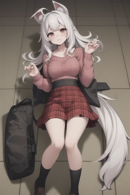 Erotic Anime Illustration、highest quality、Sex Appeal、Tokyo's Main Street、smile、A wall covered in graffiti paint、Splatoon、A plump gal leaning against a wall and sitting on the street、Perfect proportions、Very large breasts、Fatty legs、Spread your legs、Beautiful, shining eyes、Sweaty、Cowboy Shot、Mio Akiyama