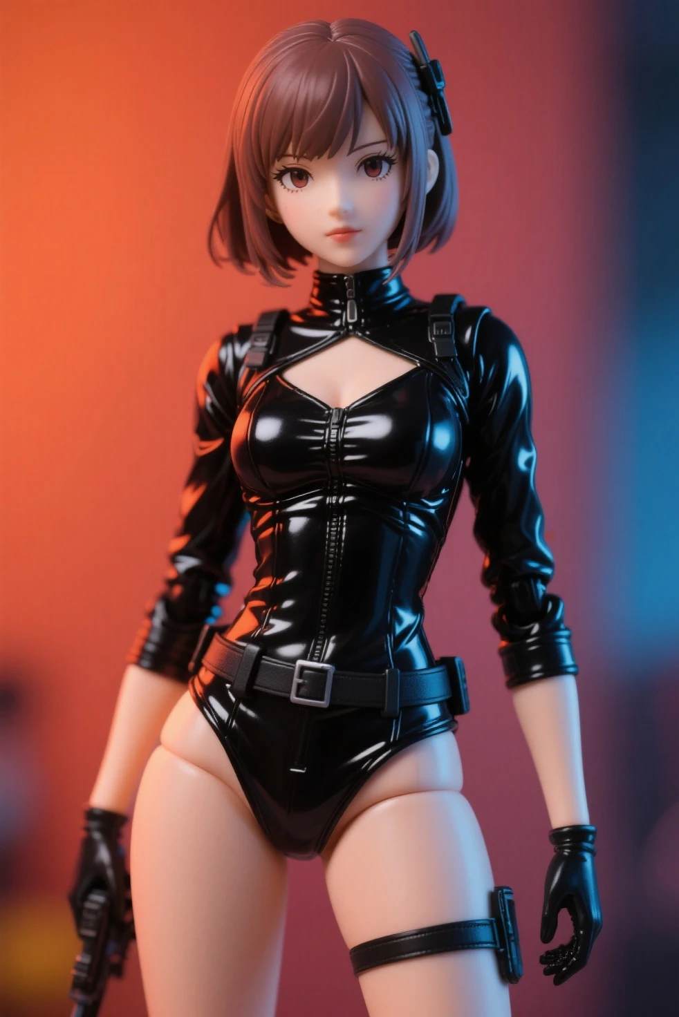 Helen parr. Troubled face. shout out. with blush cheeks.