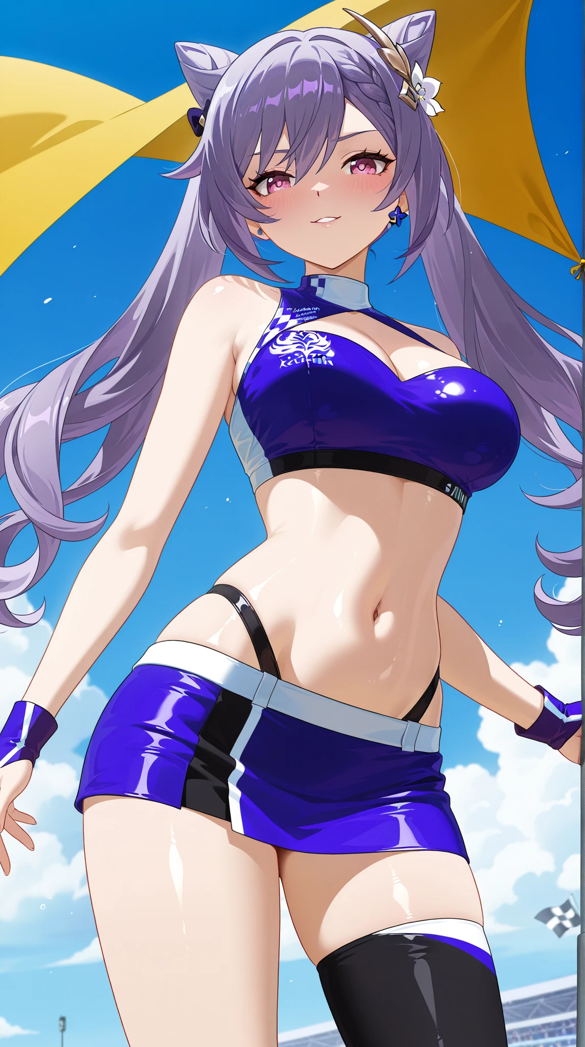 (photorealistic:1.5, highest quality,masterpiece,High resolution,muste piece),snow mountainに立つラム, (Tiger print string bikini swimsuit:1.5,boots,Down jacket:1.3,choker),(looking at the camera:1.2),(Photo seen from the front bottom:1.3),expression( Impish Smile:1.3,blushing:1.3),(Bright colorful hair:1.5),Pause( Seductive pose:1.5),background(snow mountain:1.5,Forest),(slender, abs:1.2, beautiful skin), (Underwear visible through clothing),(Butt visible through clothes),(detailed perfect face),normal hands:1.5,normal finger:1:5,normal feet:1.5,(cameltoe)