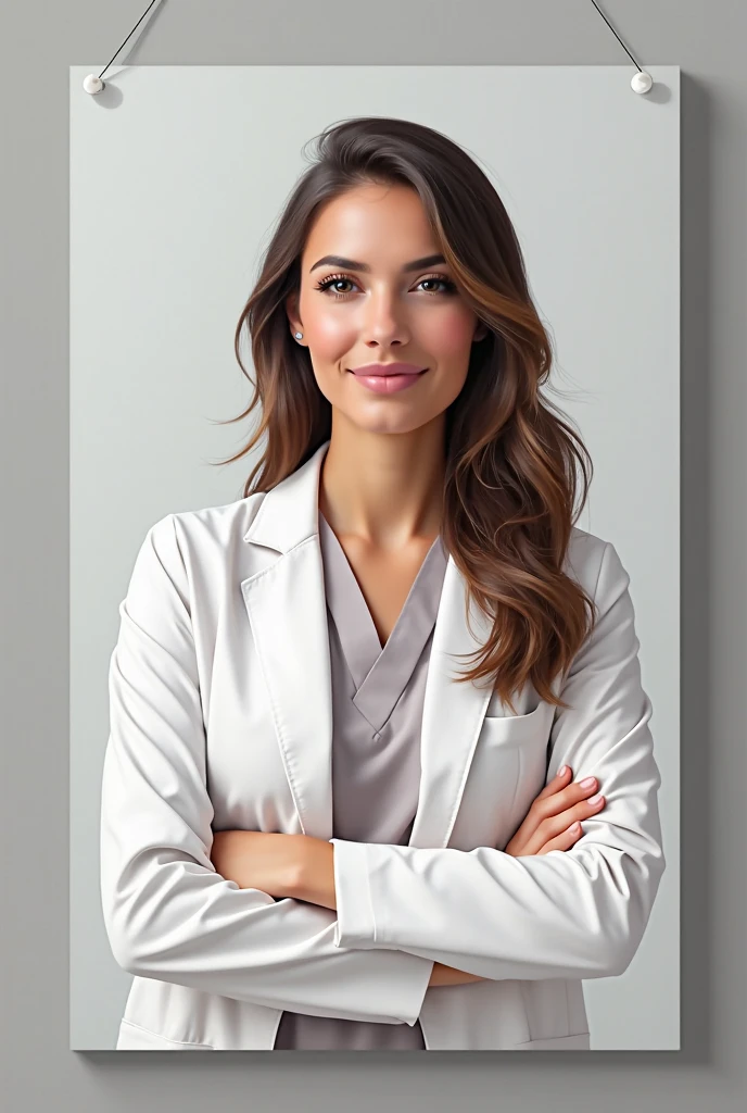 30-year-old woman who studied plastic surgery and is successful 
