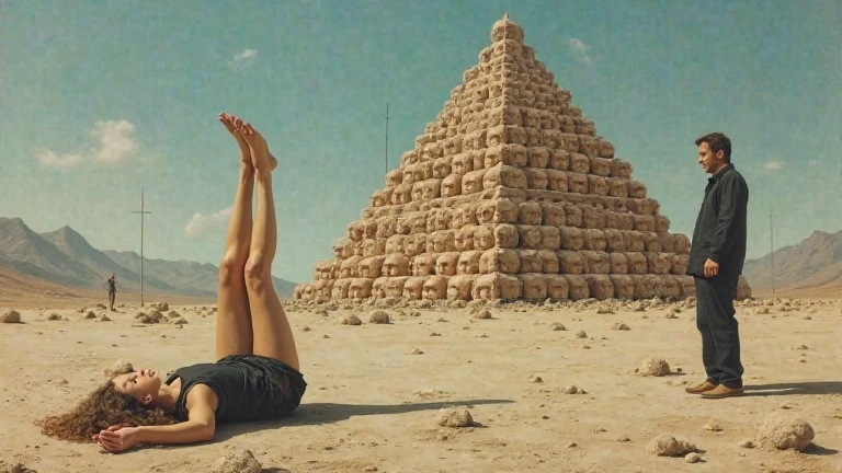 (jissha sphinx:1.0) fangs Egypt (pyramid:1.2) natural lighting masterpiece best quality hdr uhd professional raw highly detailed 32K 8K