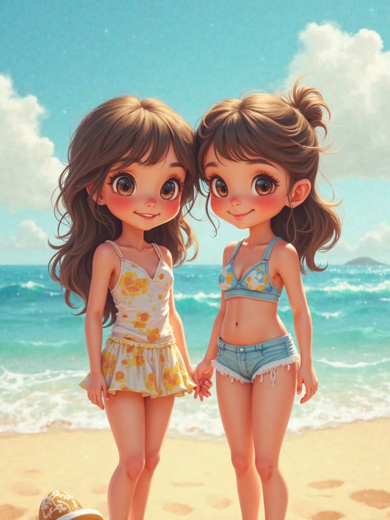 ten year old redhead twins in bikini