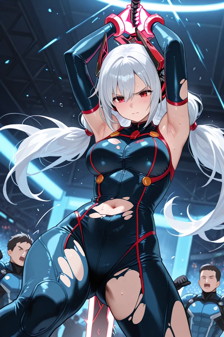 expensivequality illustration, masterpiece, Very delicate and beautiful, Attractive girl,(Gymnastics leotard,Tight leotard,length_Leotard with sleeves,expensive_Leg leotard,athletic leotard), Audience reaction,thin,Slender body,slim,expensive school,Gym,Gymnastics Club,Beautiful Eyes,(masterpiece, Highest quality:1.2), expensiveres, Very detailed CG ユニティ 8k 壁紙, Perfect lighting, colorful, ultra-expensive res,4K,Very detailed, photograph, 8k, High resolution, 20-year-old,Cowboy Shot,Mating、